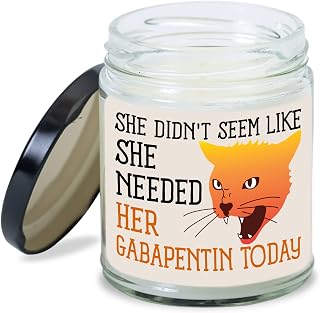 Veterinary Candle Didn't Seem Like Needed Gabapentin Thank You Gift for Vet Coworker Women, Birthday Christmas Gift for Veterinarian Vet Tech Assistant Vet Student, Vet Week Gift Home Decor