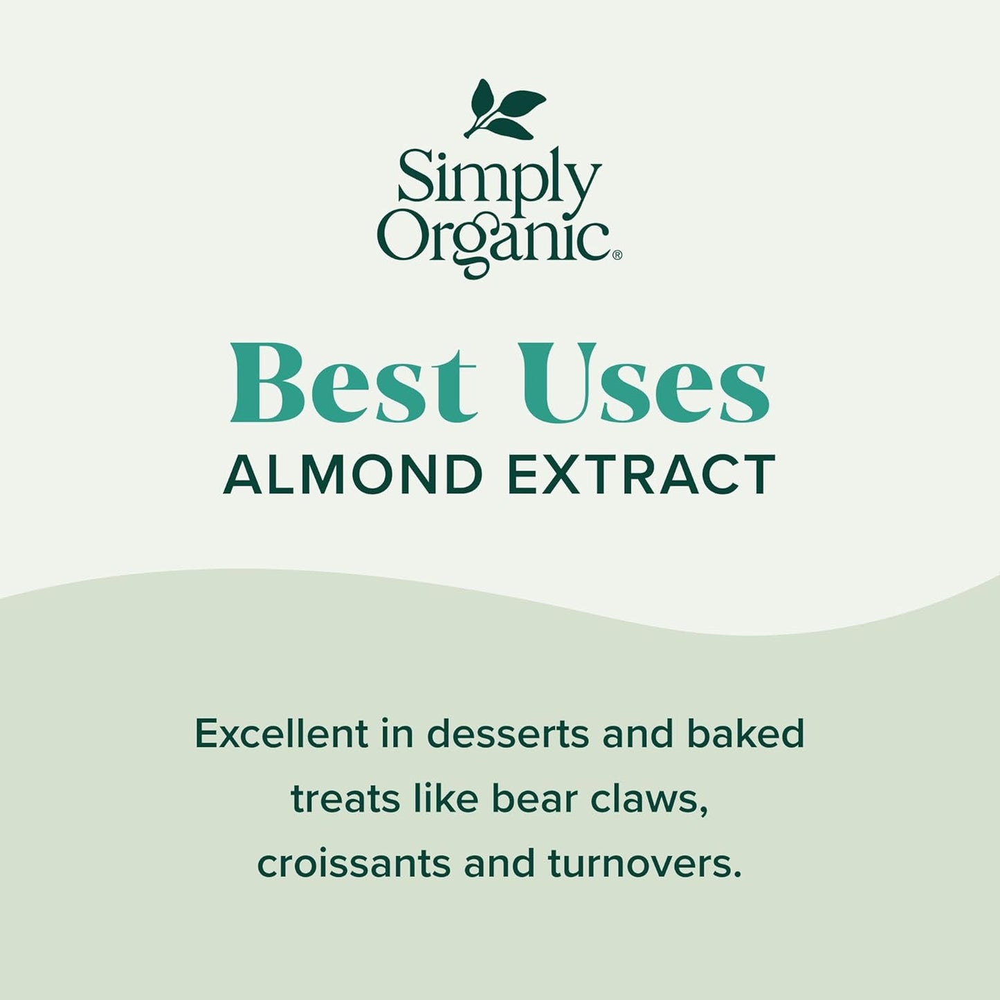Simply Organic Almond Extract, 4 Ounce Glass Jar, Warm Sugar-free Vegan Flavor for Desserts, Coffee and Smoothies