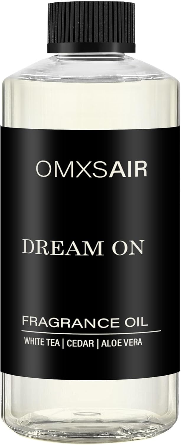 Hotel Diffuser Oil Dream on Long-Lasting Waterless Essential Oil for Large Spaces | White Tea, Vanilla & Cedarwood Blend | Aromatherapy Scented Oil | for Home Office(500ml/16.9FL oz)