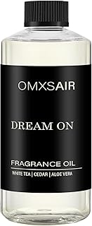 Hotel Diffuser Oil Dream on Long-Lasting Waterless Essential Oil for Large Spaces | White Tea, Vanilla & Cedarwood Blend | Aromatherapy Scented Oil | for Home Office(500ml/16.9FL oz)