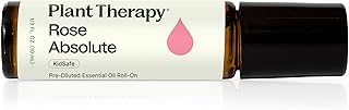 Plant Therapy Rose Absolute Pre-Diluted Essential Oil Perfume Roll-On 10 mL (1/3 oz) 100% Pure, Natural Aromatherapy, Therapeutic Grade