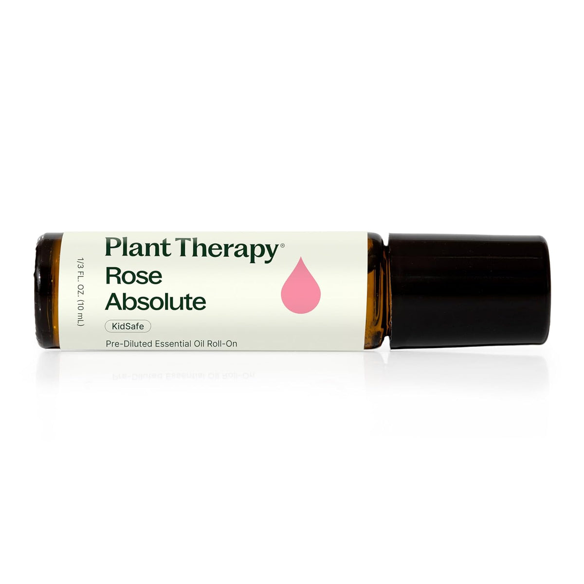Plant Therapy Rose Absolute Pre-Diluted Essential Oil Perfume Roll-On 10 mL (1/3 oz) 100% Pure