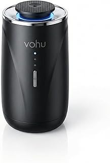 Smart Scent Diffuser – 2-in-1 for Car & Home, Waterless Essential Oil Air Freshener, Auto-On/Off Vibration Sensor, Quiet, USB-C Rechargeable, 2000mAh Battery