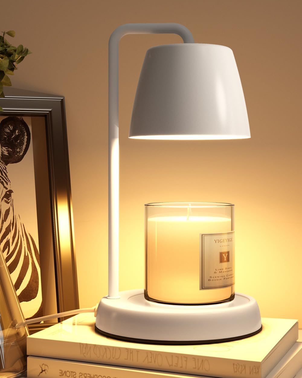 White Candle Warmer Lamp