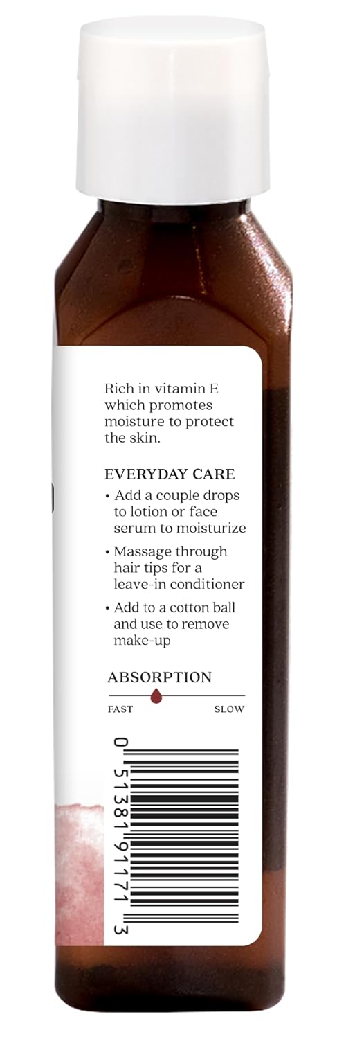 Aura Cacia Grapeseed Skin Care Oil | GC/MS Tested for Purity | 118ml (4 fl. oz.)