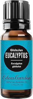 Edens Garden Eucalyptus - Globulus Essential Oil- 100% Pure Premium Grade, Undiluted, Natural, Therapeutic, Aromatherapy, The Best for Diffuser, Candle, Hair, Humidifiers 10 ml (.33 fl oz)
