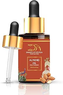 Almond Essential Oil with Dropper - 100% Pure Natural Undiluted and Plant Based - Premium Grade Aromatherapy for Skin & Hair Care, and Massage - 30ml (30, Almond)