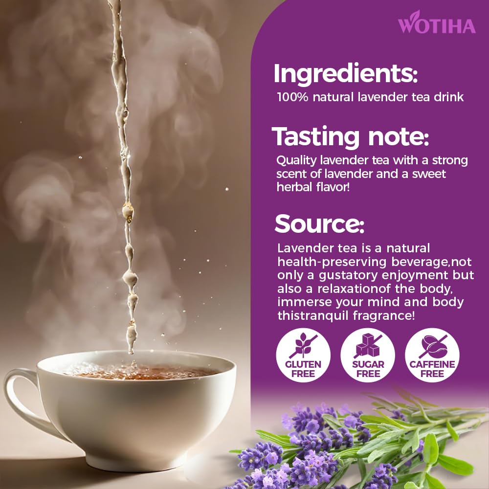 WOTIHA Culinary Dried Lavender Buds - 17.6oz Extra Grade Bulk Lavender Flowers for Baking, Tea & Lemonade - 100% Natural Fresh Buds for Sachets, Baths, Wedding Decor & DIY Crafts