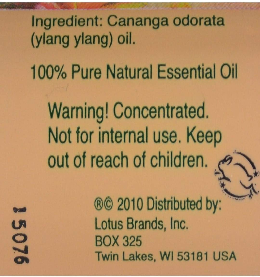 NATURE'S ALCHEMY Pure Essential Oil Ylang Ylang 0.5 OZ