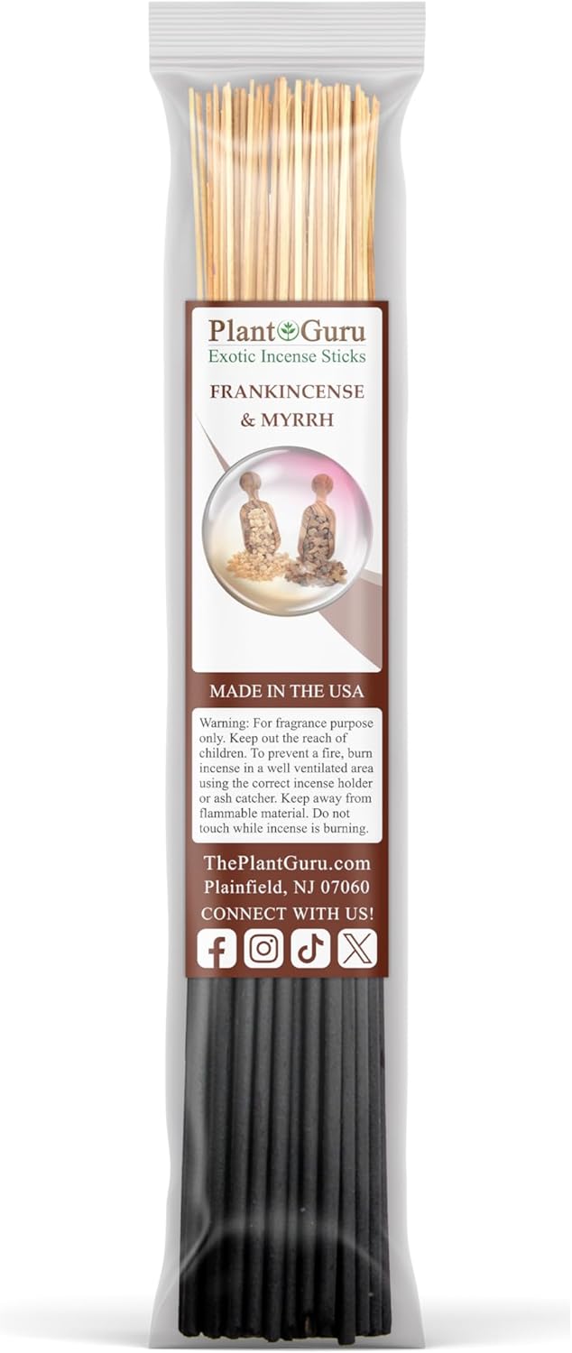Top 5 Incense Sticks Variety Set Bulk 500 Pack - 11" Sticks, 5 Bundles of 100 Sticks Per Bundle - Dragons Blood, Frankincense and Myrrh, Lavender, Nag Champa, and Sandalwood.