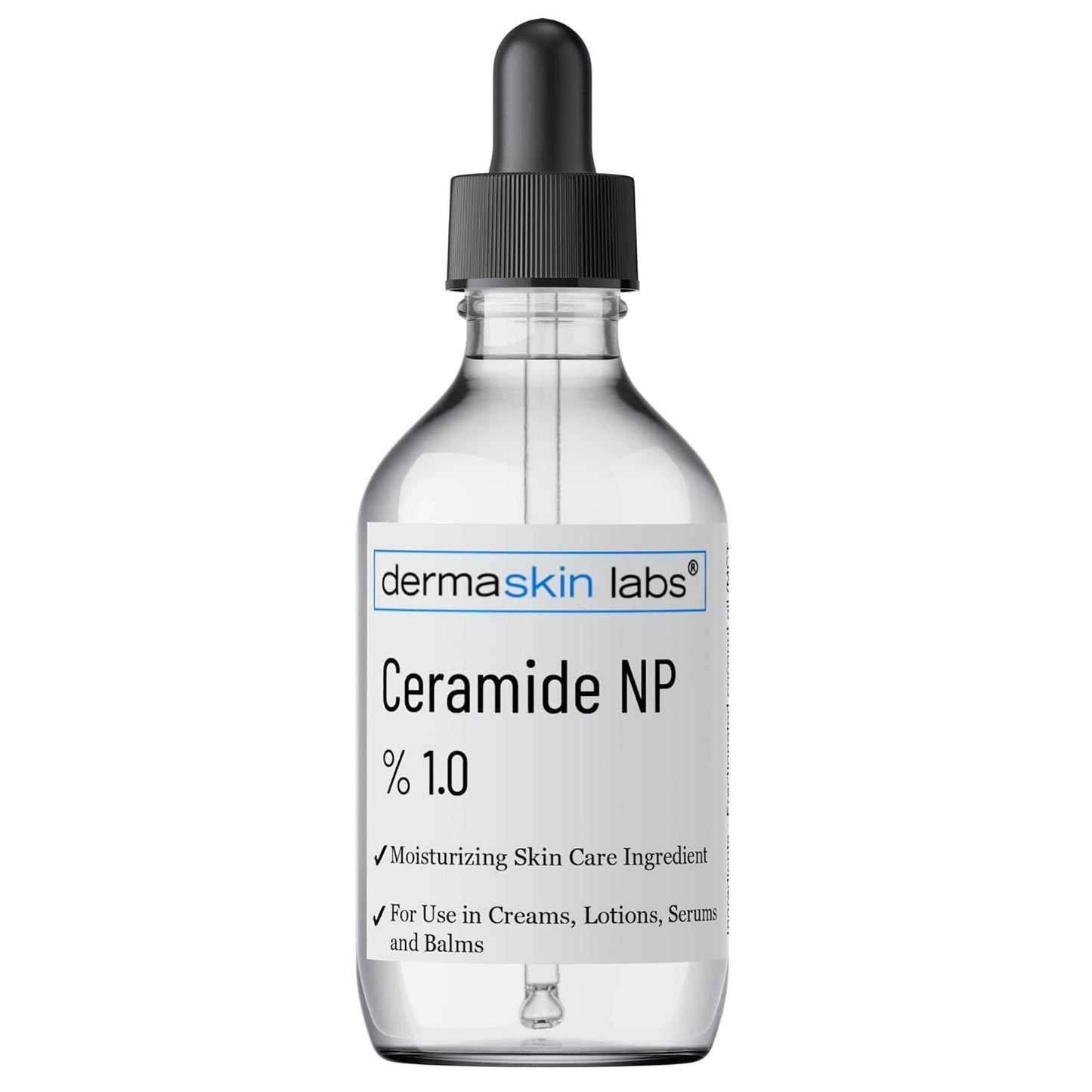 Ceramide NP with Fractionated Coconut Oil, Cosmetic Grade Skin Barrier Support Ingredient for Creams Lotions Serums Balms Facial Oils Moisturizers and DIY Skin Care Formulation