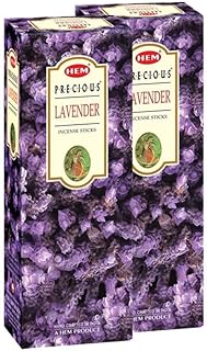 Hem Lavender Incense Sticks – Pack of 2 Boxes (240 Sticks Total) | Calming Floral Aroma for Relaxation, Meditation, Sleep & Home Fragrance | Long-Lasting Aromatherapy Incense
