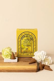 Song of India - India Temple Incense Cones. Box of 25