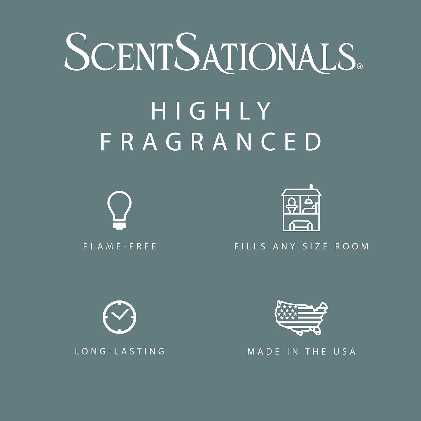 ScentSationals Zen Scented Wax Melts - Eucalyptus, Spearmint, & Sandalwood, 10oz (24 Cubes)