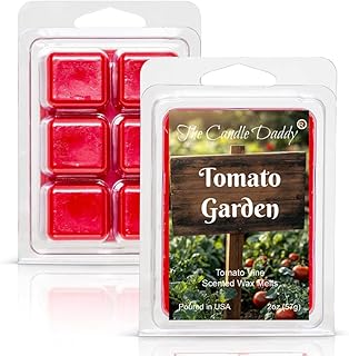 Tomato Garden - Tomato Vine Maximum Scented Wax Melt - 1 Pack - 2 Ounces - 6 Cubes