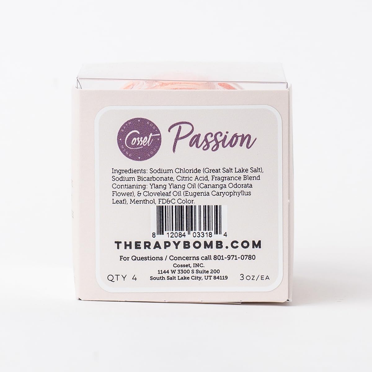 Passion Shower Steamer 4-Pack