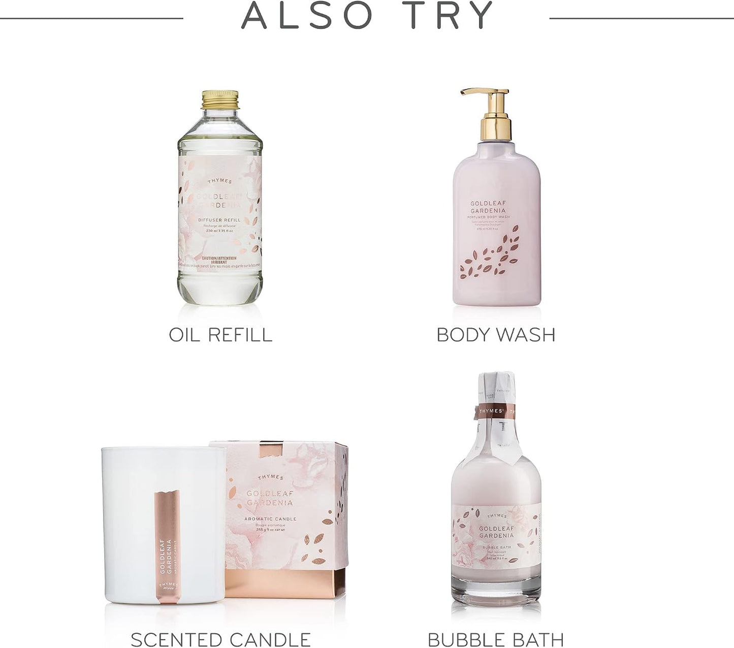 Thymes Home Fragrance Mist – Room Air Fresheners for Home Long Lasting – Air Freshener Spray – Premium Home Fragrance – Floral Notes of Gardenia, Lush Rose, & Fresh Jasmine (Goldleaf Gardenia, 3 oz)