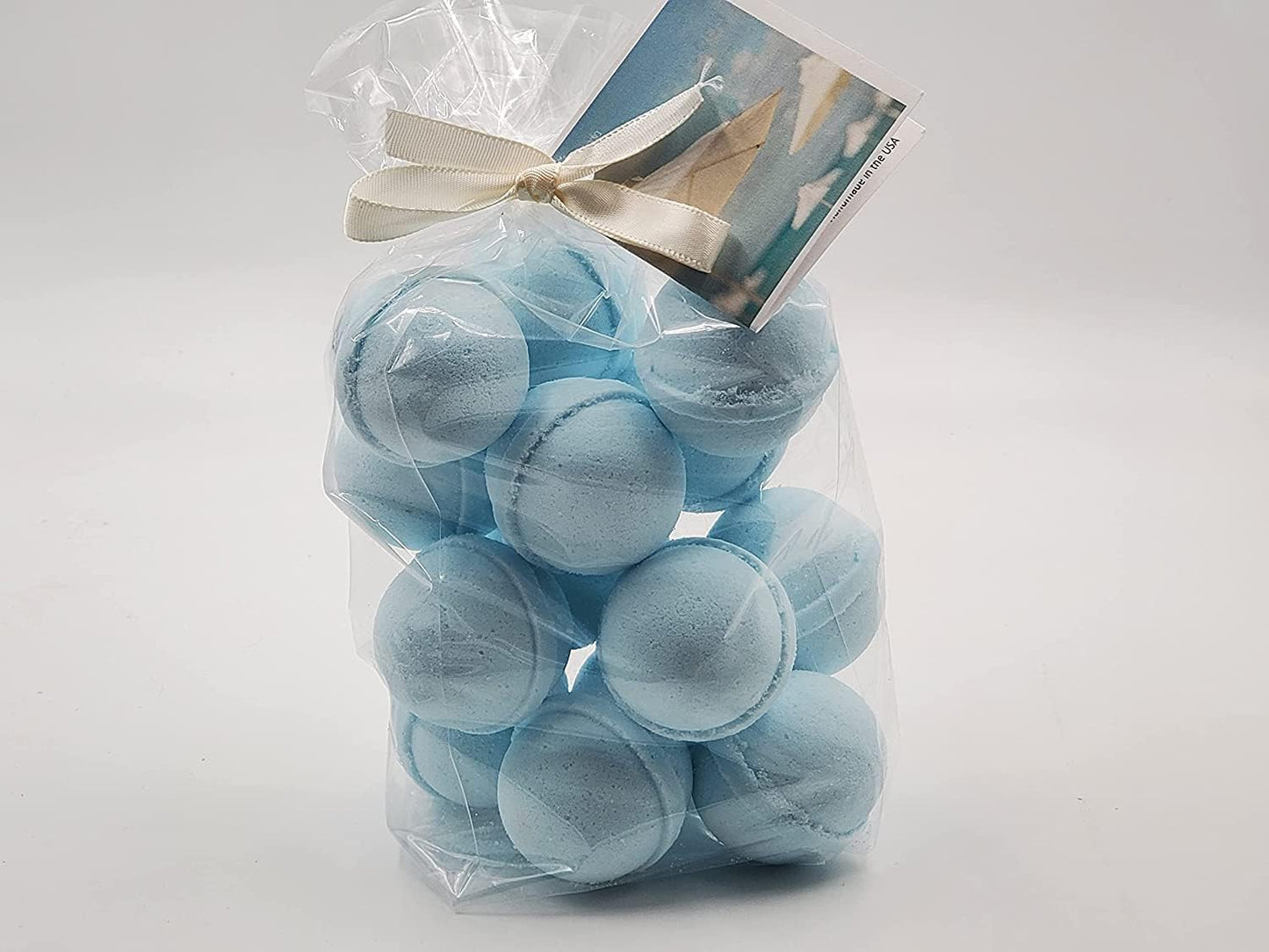 Spa Pure Cool Water Fizzies: Bath Bombs USA Made, Ultra Moisturizing with Shea Butter, Great for Dry Skin (14 Count) Pack of 1