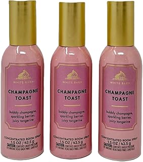 Bath and Body Works Champagne Toast Room Spray - Pack of 3