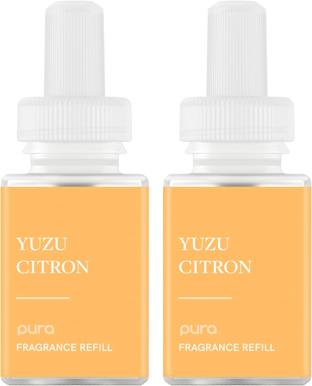 Pura Smart Home Scent Refill - Long-Lasting Premium Fragrance per Refill - Clean Diffuser Fragrance for Home, Office & Apartment - 2 Pack, Yuzu Citron