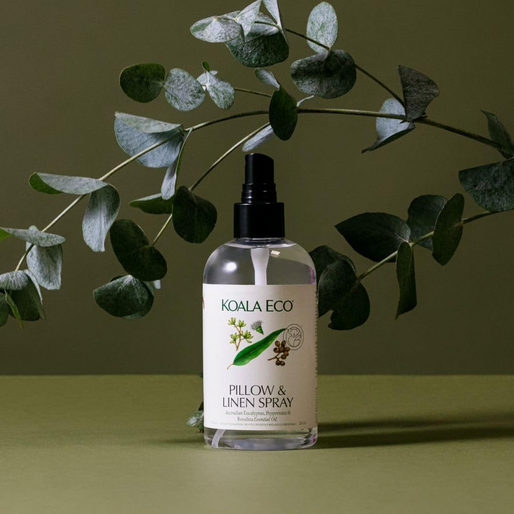 Koala Eco Pillow & Linen Spray - with Australian Eucalyptus, Peppermint & Rosalina - 8.4oz