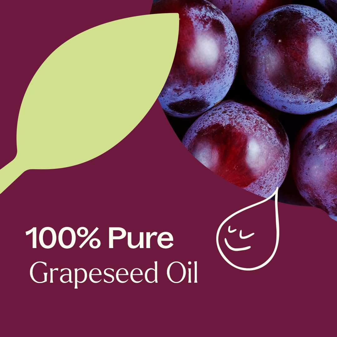 Plant Therapy Grapeseed Carrier Oil 4 oz Base Oil for Aromatherapy, Essential Oil or Massage use