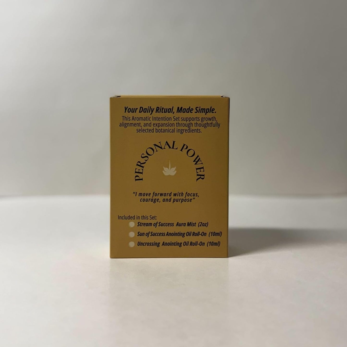 Kate’s Magik Personal Power Aromatic Intention Set, Aura Mist and Anointing Oil Roll-Ons, Bright Citrus & Herbal Wearable Aromatherapy for Confidence, Clarity and Focus