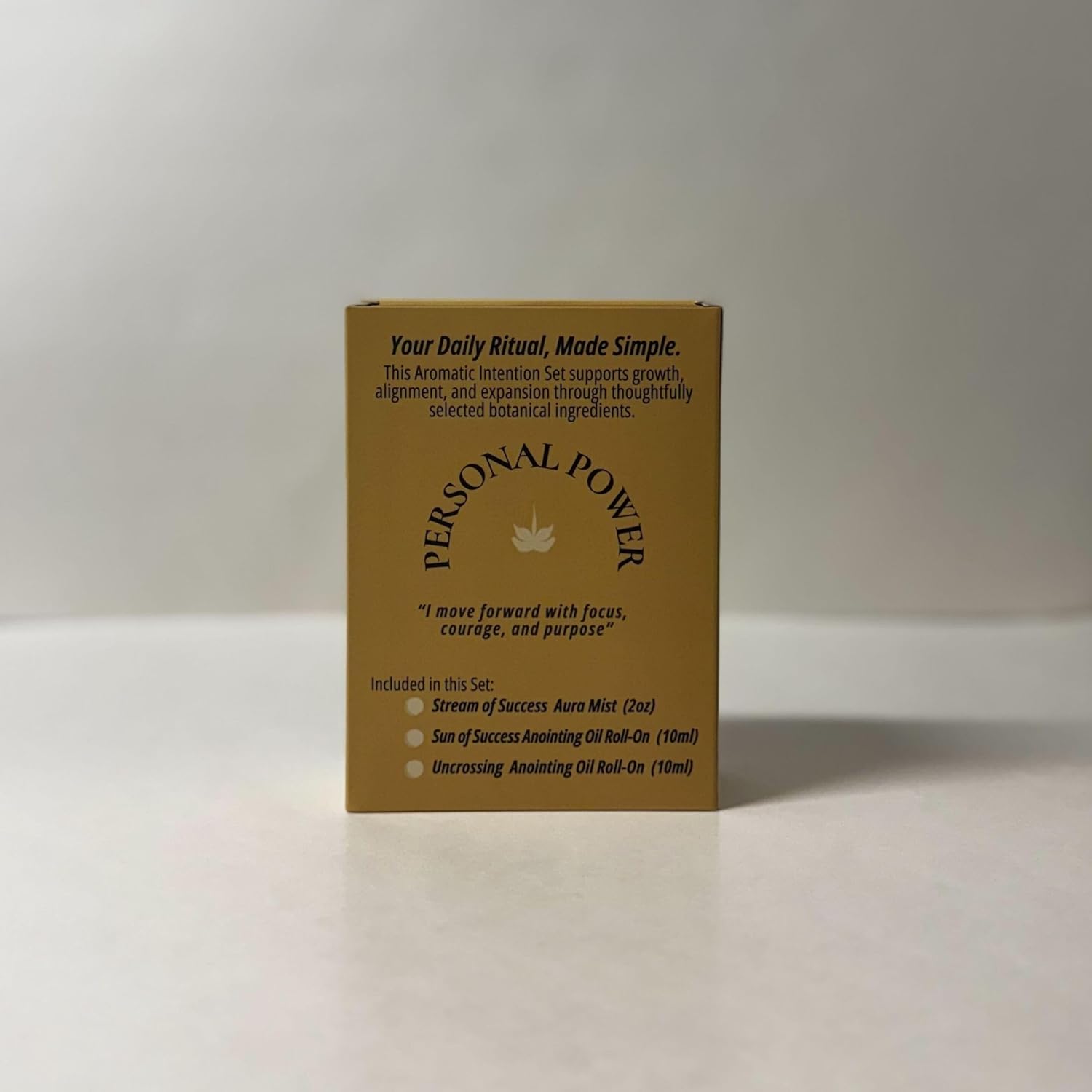 Kate’s Magik Personal Power Aromatic Intention Set, Aura Mist and Anointing Oil Roll-Ons, Bright Citrus & Herbal Wearable Aromatherapy for Confidence, Clarity and Focus