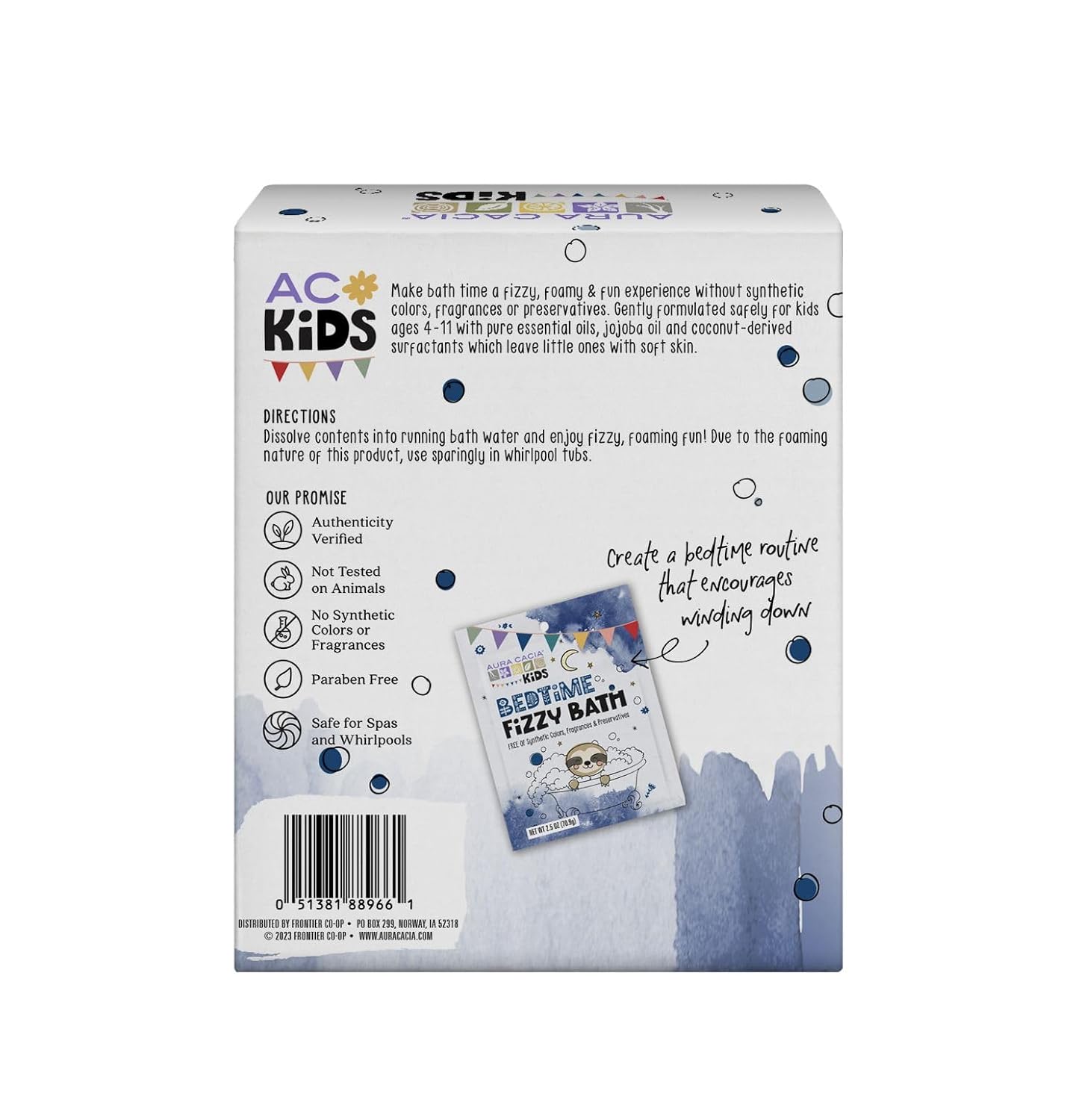Aura Cacia Kids Bedtime Fizzy Bath Kit
