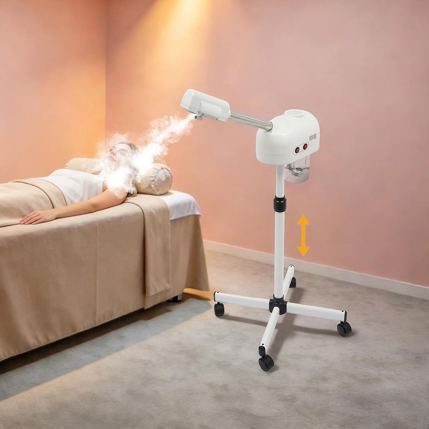 Professional Facial Steamer, 4 in 1 Hot Mist Face Steamer for Home Salon