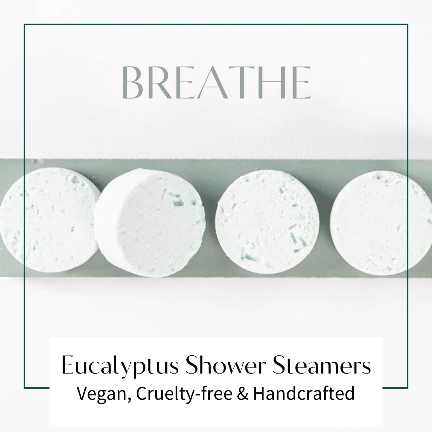 Thulisa Naturals Eucalyptus Shower Steamers Aromatherapy | Organic Shower Bombs with Essential Oils | Self Care Christmas Birthday & Spa Gifts for Women & Men | Stocking Stuffers | 4 Pack