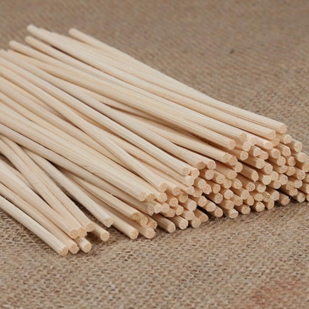 30Pcs Wood Rattan Reed Sticks, Fragrance Diffuser Reed Sticks, Essential Oil Aroma Diffuser Replacements Sticks for Home,Office,Wedding Decor Fashion Professionals