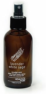 Hemlock Park Botanical Mist Lavender Sage Smudge Spray | 4 oz Glass Bottle | Made in USA