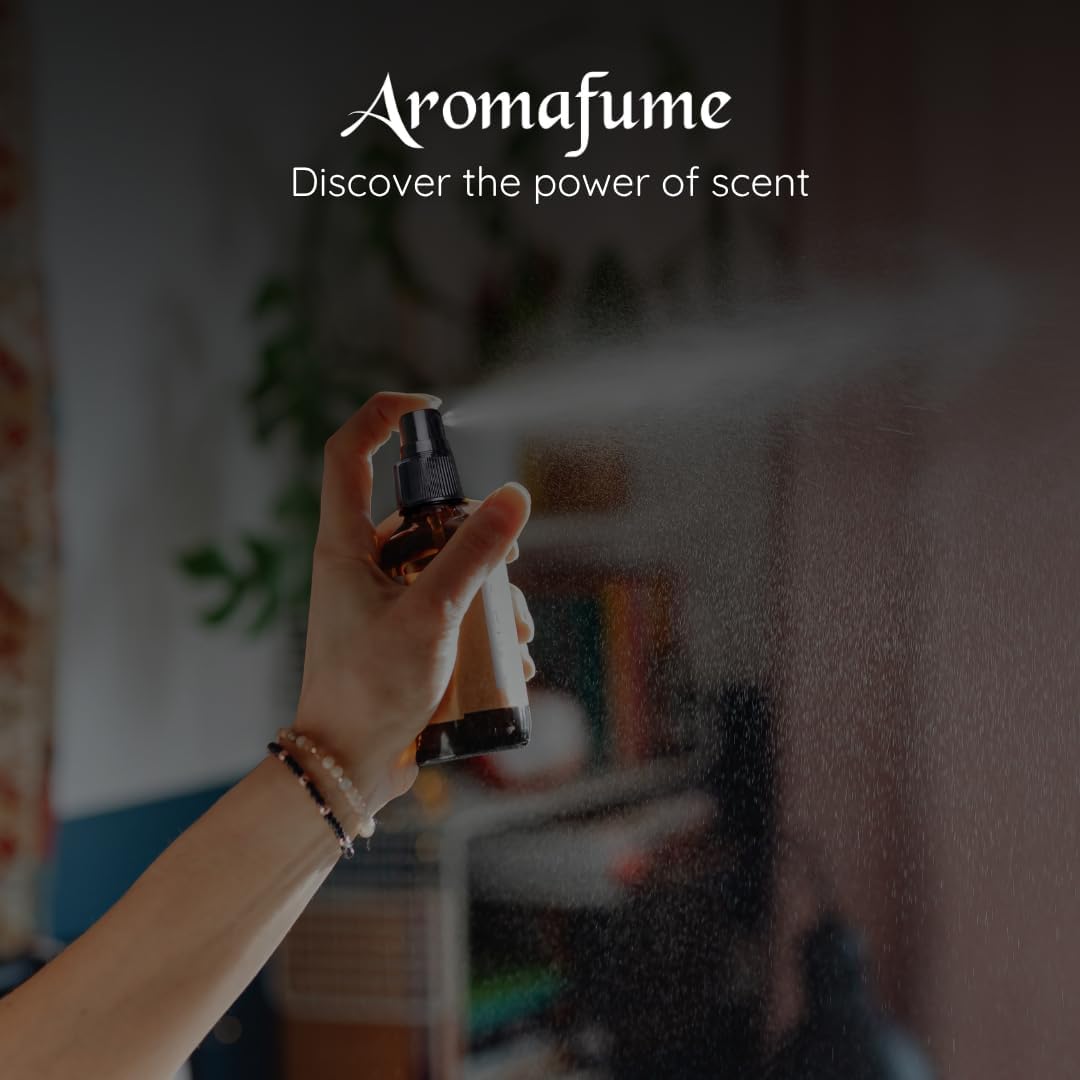 Lavender & Chamomile Room, Linen & Pillow Spray by Aromafume | 100ml/3.38 fl oz | with Pure Lavender Essential Oil | Aromatherapy Spray for Relaxation | Air Freshener
