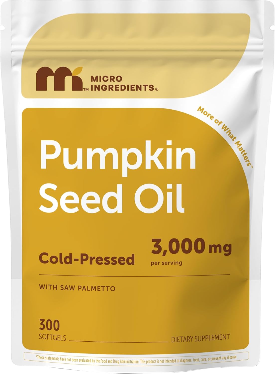 Micro Ingredients Pumpkin Seed Oil with Saw Palmetto