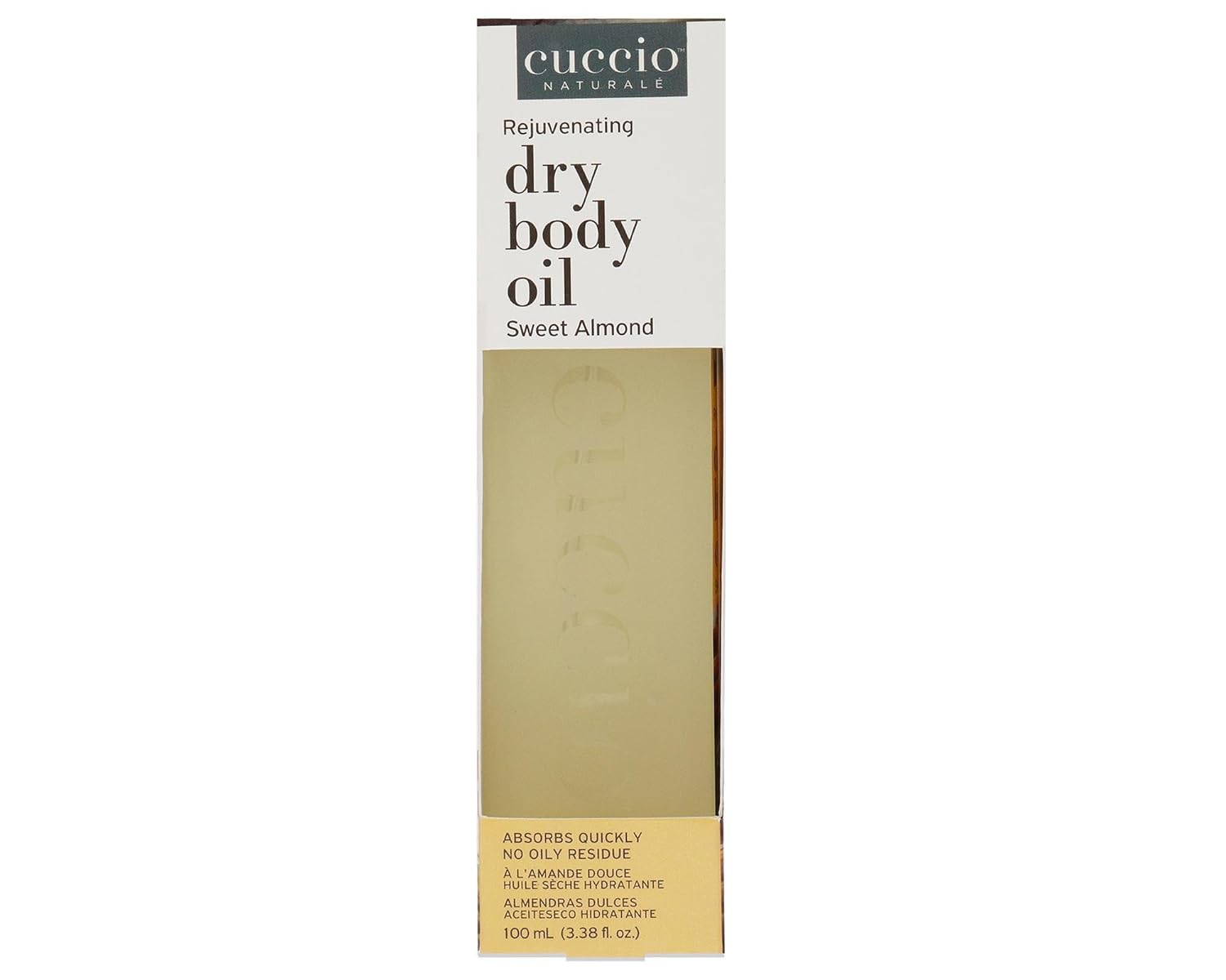 Hydrating Dry Body Oil - Sweet Almond by Cuccio Naturale for Unisex - 3.38 oz Oil