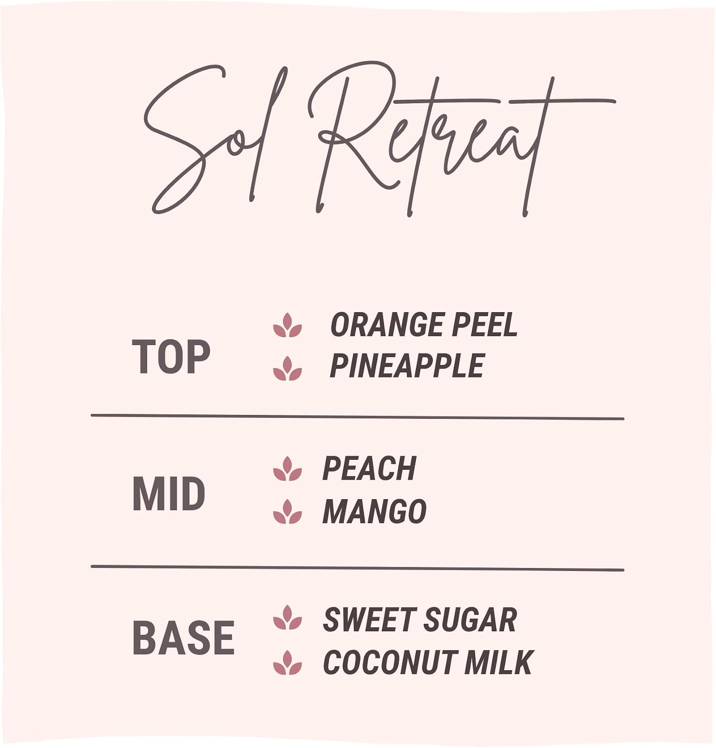 Sol Retreat Luxury Small Space Air & Linen Freshener Spray - Sugared Mango + Coconut Milk - Artisan Blended Home Fragrance - Non Toxic Room Spray + Odor Eliminator - 2 oz Travel Size