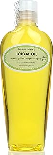 Dr Adorable - 8 oz - Jojoba Oil Golden - 100% Pure Natural Unrefined Organic Cold Pressed