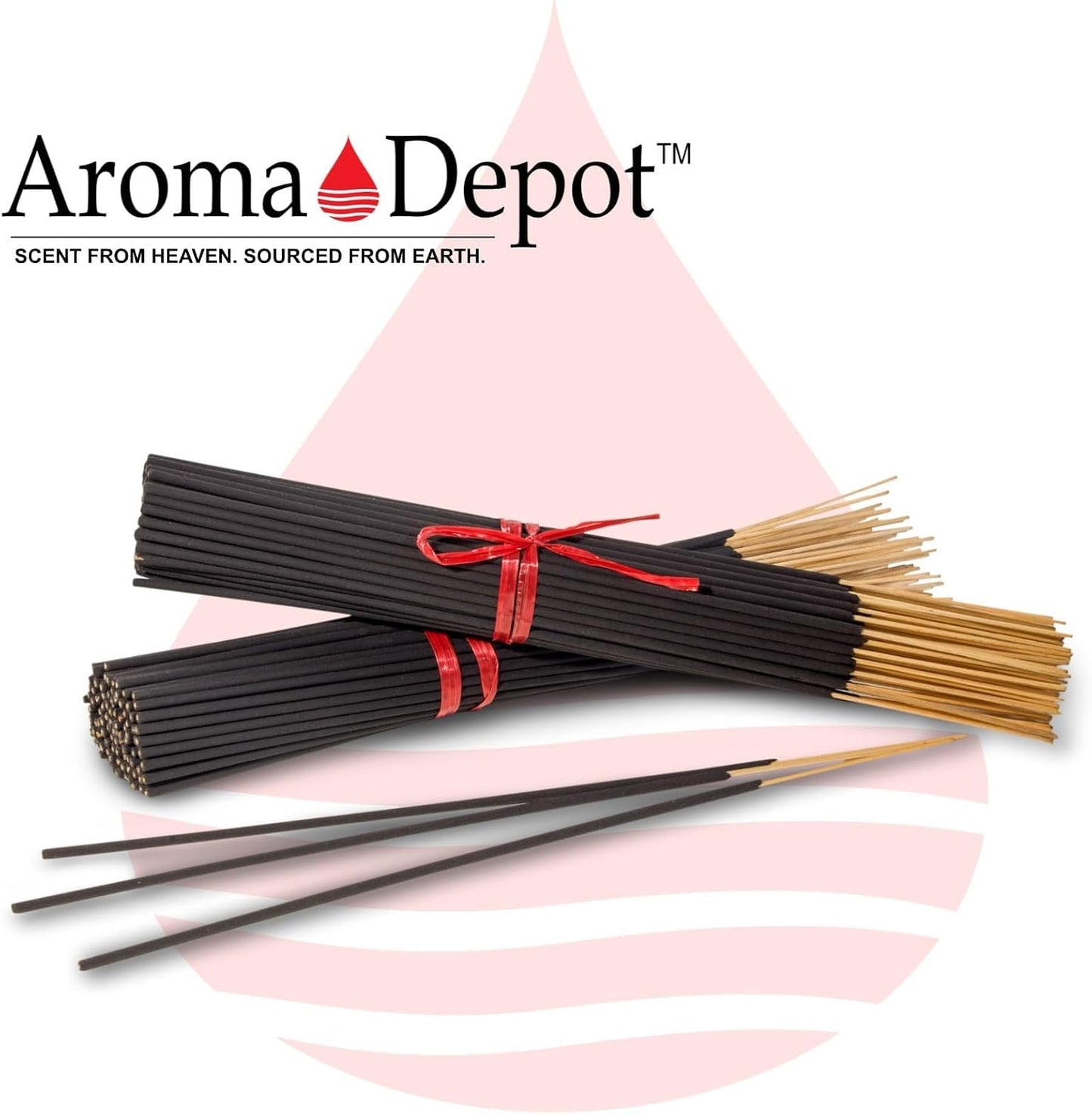 Earth & Wood Vibes 11'' Incense Sticks - Variety Set 500 Pack - 11 inch - 5 Bundles 100 Sticks Per Fragrance Scent. Set Features China Musk, Egyptian Sandalwood, Frankincense, Myrrh, Palo Santo