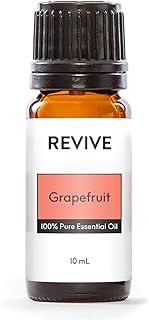 Grapefruit Essential Oil by REVIVEEO - 100% Pure Therapeutic Grade, for Diffuser, Humidifier, Massage, Aromatherapy, Skin & Hair Care
