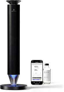Wireless Rechargeable Hotel Scent Diffuser Starter Kit - 1500 Sq Ft Coverage, Alloy Atomization System,Mood Light,Waterless Oil Diffuser, Including 120ml Essential Oil, for Home,Large Room,Spa,Black
