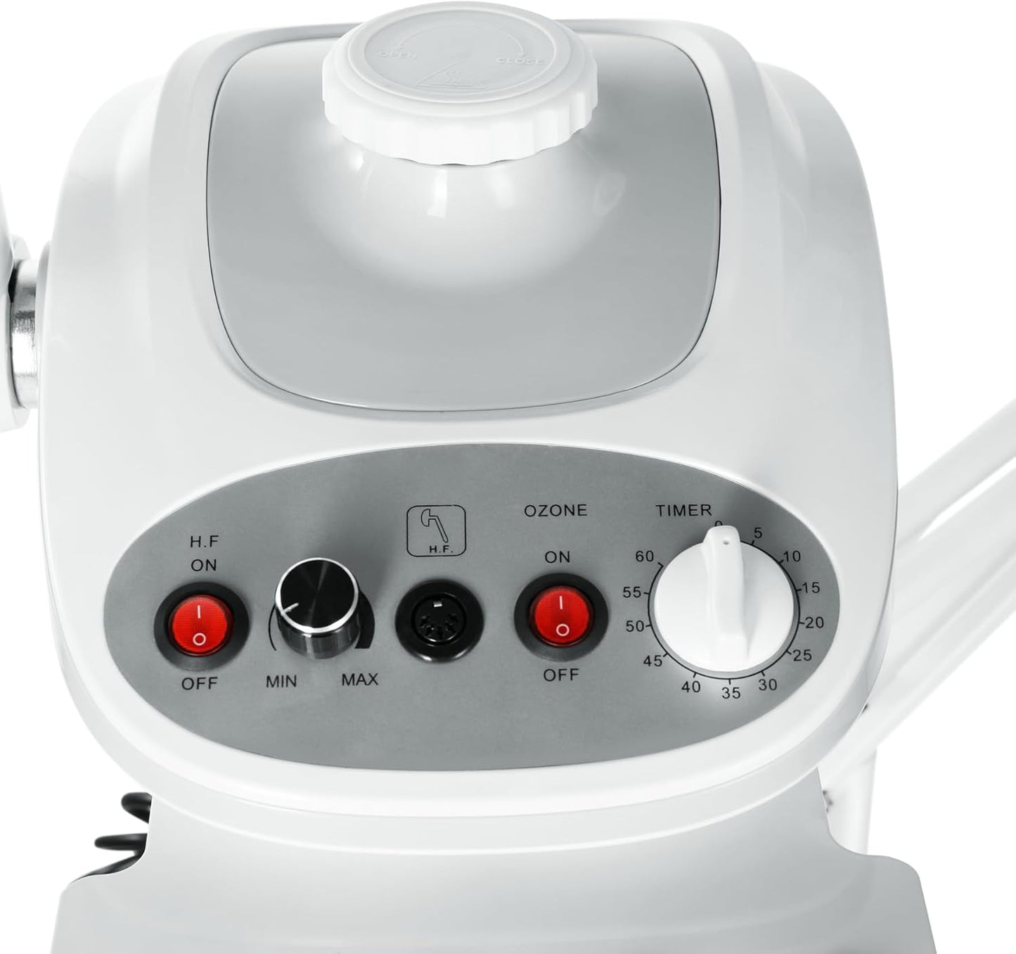 Funnylife 3 in 1 Aromatherapy Facial Steamer, 5X Magnifying LED Lamp, High Frequency Machine,Salon Spa Beauty Equipment