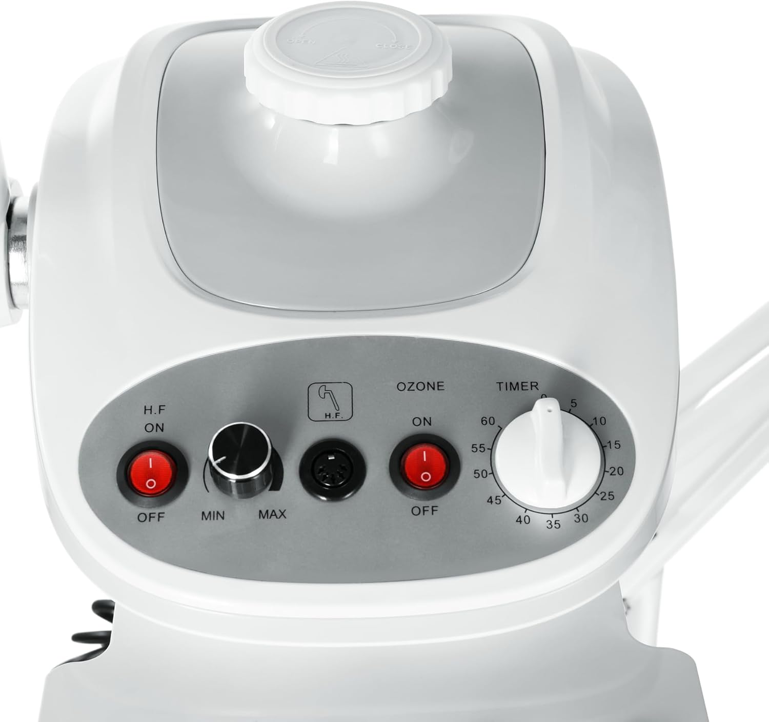 Funnylife 3 in 1 Aromatherapy Facial Steamer, 5X Magnifying LED Lamp, High Frequency Machine,Salon Spa Beauty Equipment