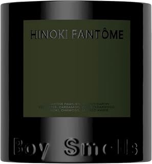Boy Smells Hinoki Fantôme Scented Candles for Men and Women - Soy, Coconut Wax Candle Blend - Aromatic Candles for Home with Japanese Cypress, Jasmine and Smoked Amber