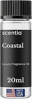 Scentia Coastal (Cabana) Aromatherapy Oil for Diffuser – Hotel Scent Inspired by 5-Star Spa – 20 mL – Jasmine, Bergamot & Sea Breeze Natural Fragrance Oil for Waterless & Cold Air Diffusers