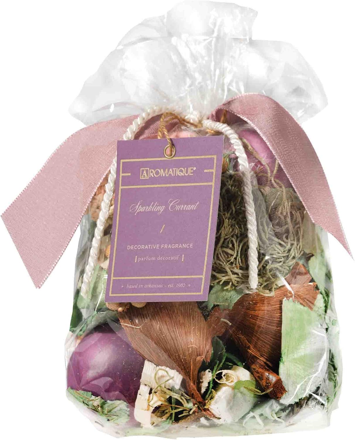 Aromatique, Scented Decorative Potpourri Bag of Fragrant Bowl Filler for Home and Office, Perfect for Bridal Showers, Holidays, Decorative Bowls, Fragrance (Sparkling Currant, 7 oz)
