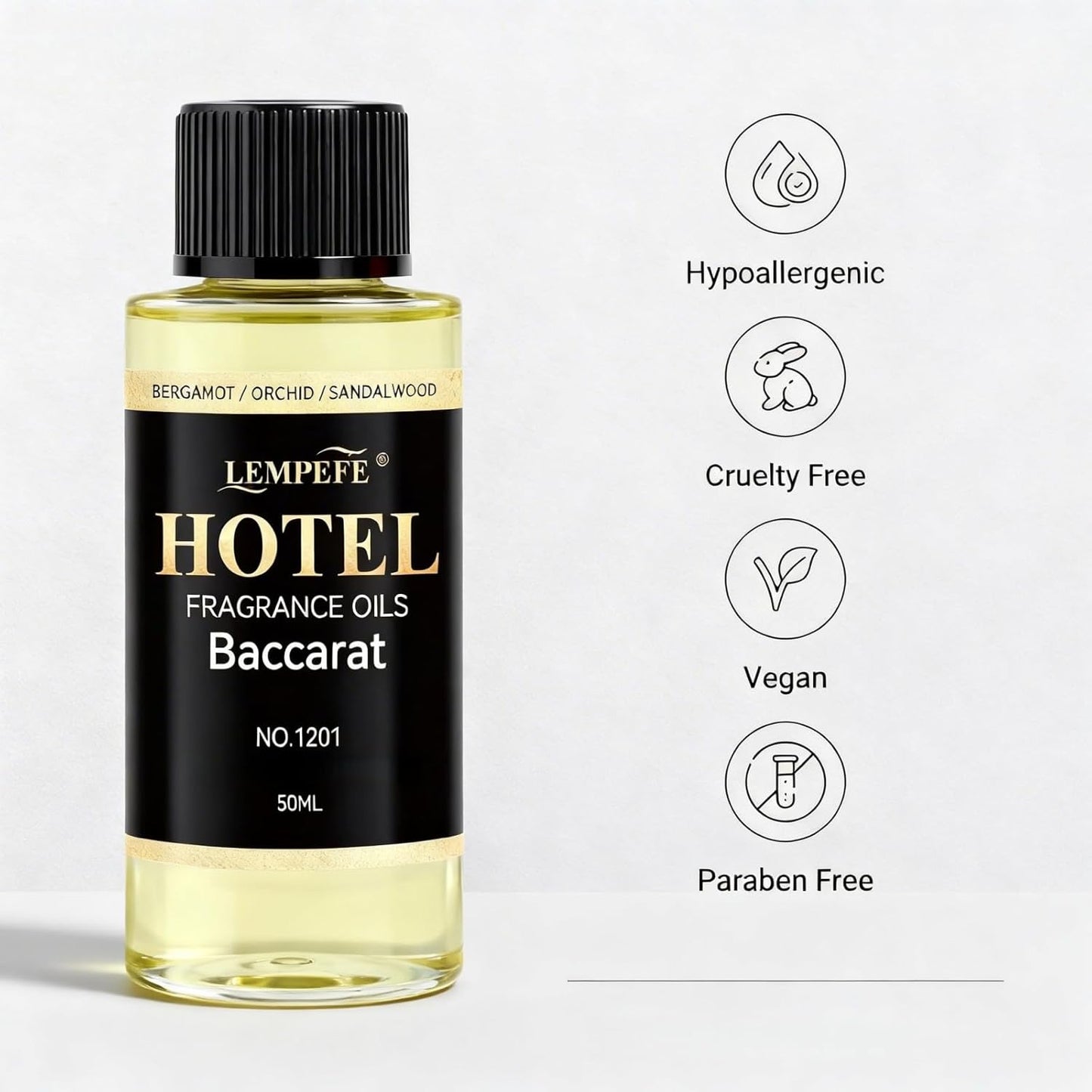 Luxury Aroma Oil 50mL (1.7 fl oz), 5-Star Hotel Scent Diffuser Oil, for Diffuser Long Lasting Calming Aromatherapy Oil