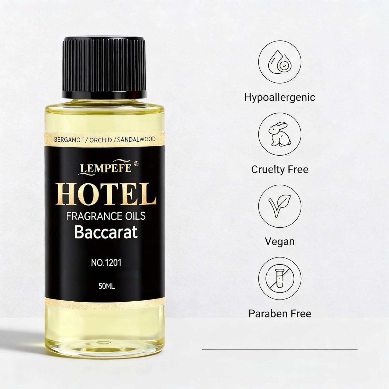 Luxury Aroma Oil 50mL (1.7 fl oz), 5-Star Hotel Scent Diffuser Oil, for Diffuser Long Lasting Calming Aromatherapy Oil