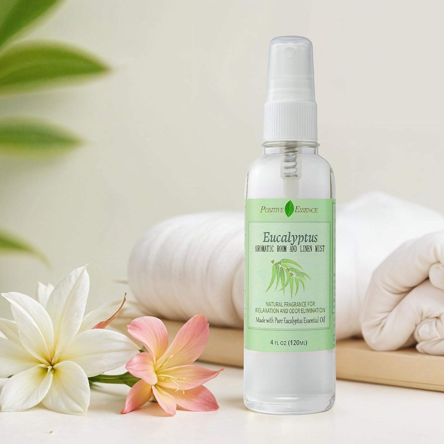Eucalyptus Linen and Room Spray, Made with Pure Eucalyptus Essential Oil, Fabric Spray, Refreshing Daily Shower Spray or Home Fragrance for Fabrics