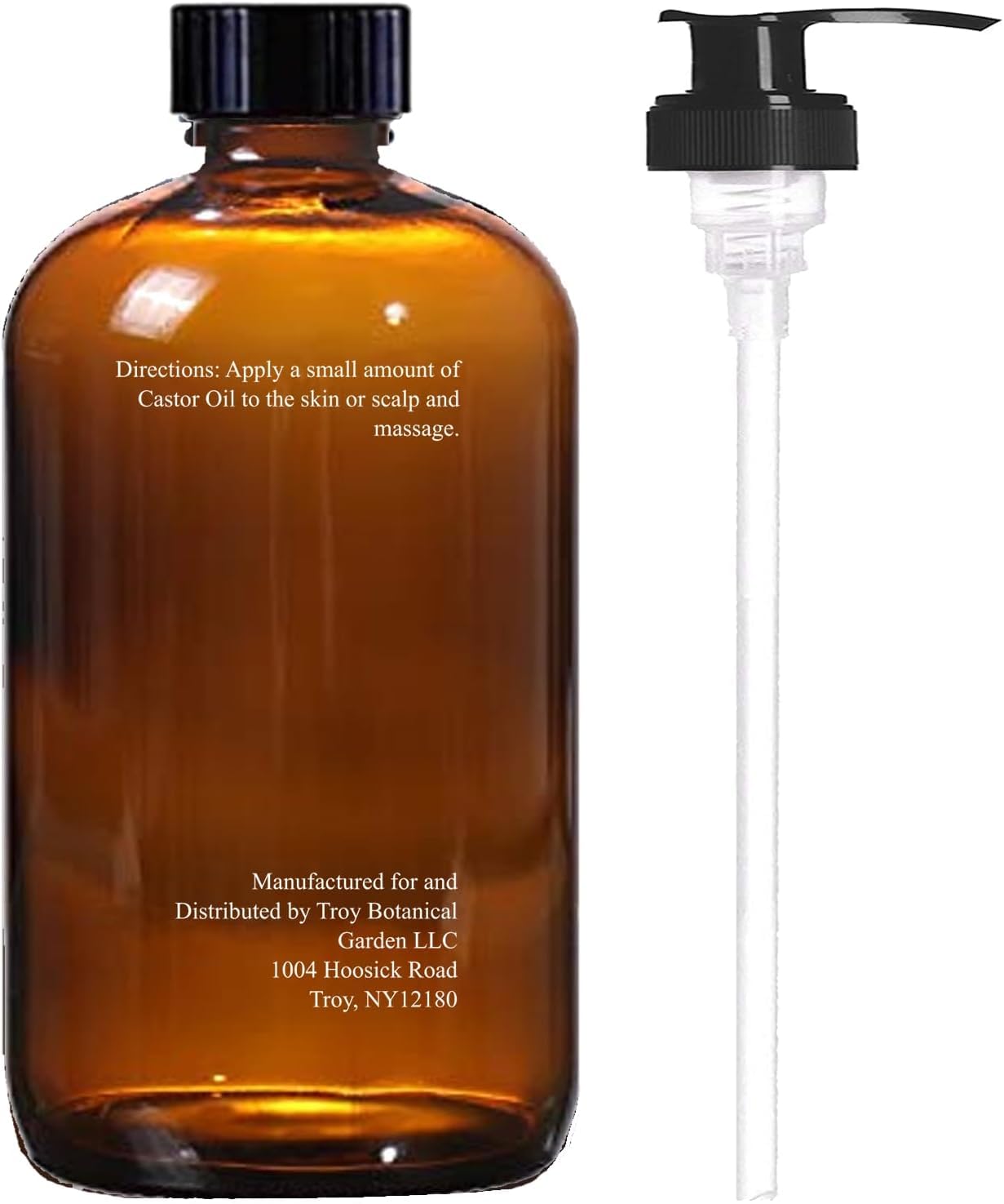 Essentially KateS Castor Oil 16 Fl Oz (Glass Bottle) - Jojoba + Calendula + Vitamin E - A Huge Glass Bottle with a Pump - 100% Pure and Natural, Cold Pressed, and Hexane-Free - Hair, Body